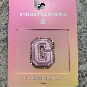 Stoney Clover Lane x Target Pink Embroidered “G” Patch BNWT